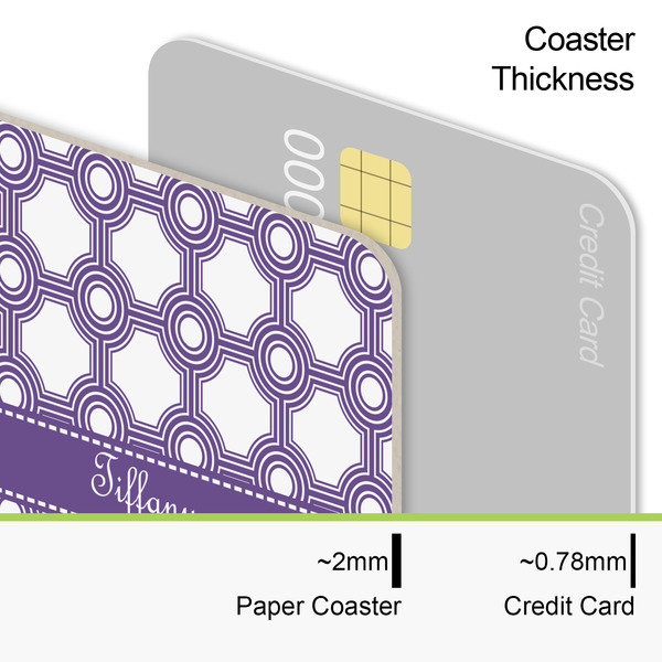 Connected Circles Coaster Thickness