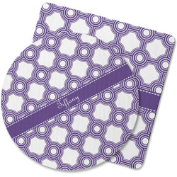 Connected Circles Rubber Backed Coaster (Personalized)