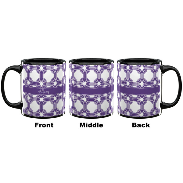 Connected Circles Coffee Mug - 11 oz - Black APPROVAL