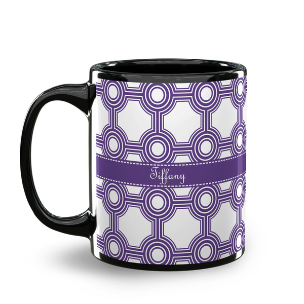 Connected Circles Coffee Mug - 11 oz - Black