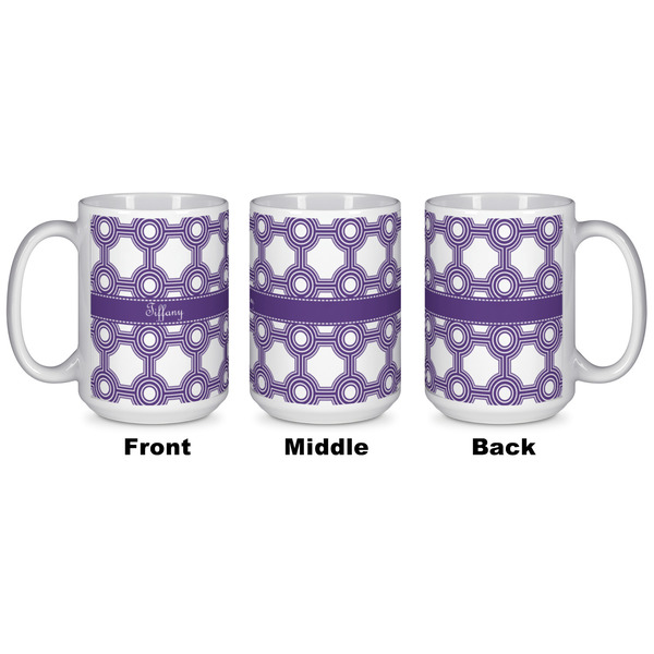 Connected Circles Coffee Mug - 15 oz - White APPROVAL