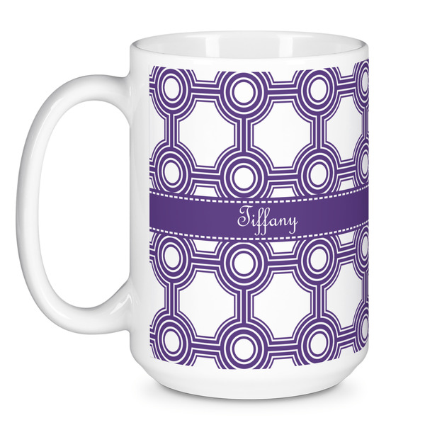Connected Circles Coffee Mug - 15 oz - White