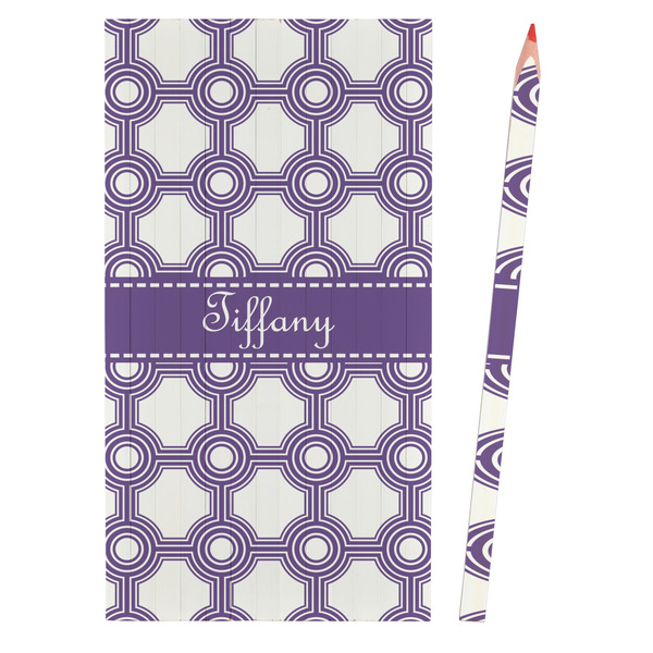 Connected Circles Colored Pencils - Front View