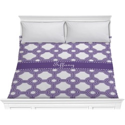 Connected Circles Comforter - King (Personalized)