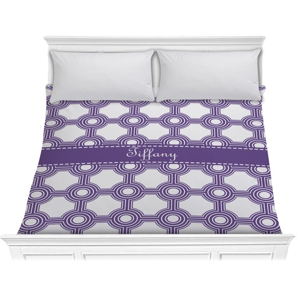 Custom Connected Circles Comforter - King (Personalized)