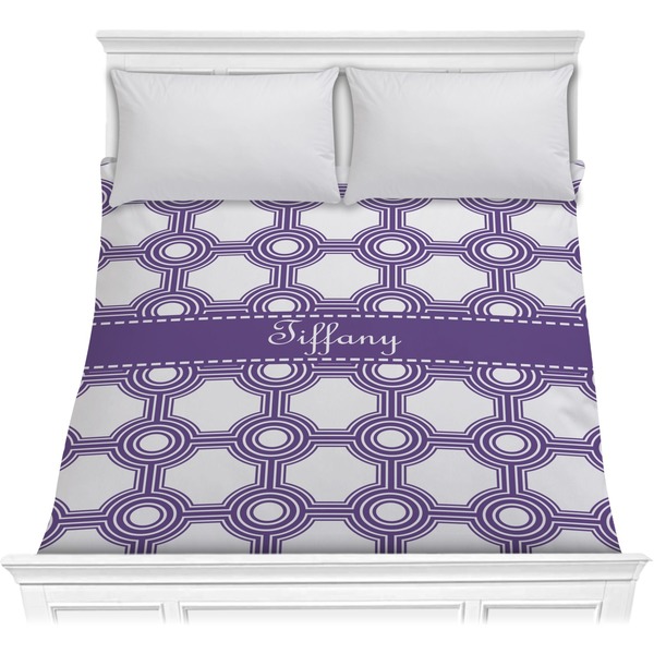 Custom Connected Circles Comforter - Full / Queen (Personalized)