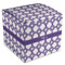 Connected Circles Cube Favor Gift Box - Front/Main