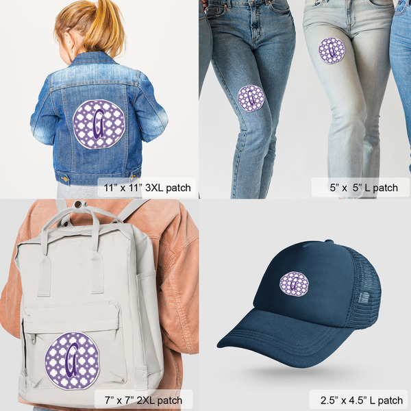 Connected Circles Custom Shape Iron On Patches - LIFESTYLE