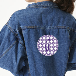 Connected Circles Twill Iron On Patch - Custom Shape - X-Large (Personalized)
