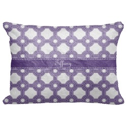 Connected Circles Decorative Baby Pillowcase - 16"x12" (Personalized)