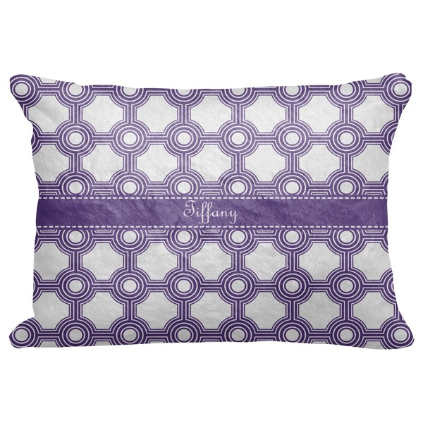 Custom Connected Circles Decorative Baby Pillowcase - 16"x12" (Personalized)