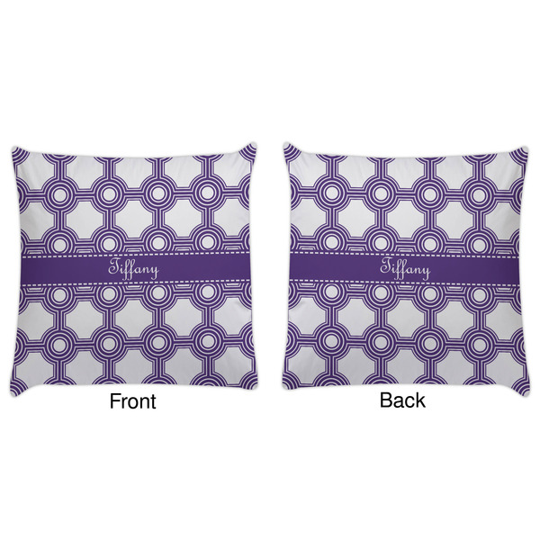 Connected Circles Decorative Pillow Case - Approval