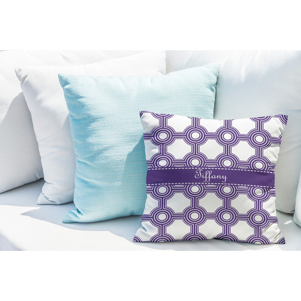 Connected Circles Decorative Pillow Case - LIFESTYLE 2
