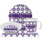 Connected Circles Dinner Set - 4 Pc (Personalized)