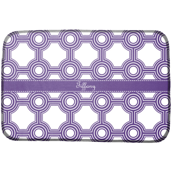 Custom Connected Circles Dish Drying Mat (Personalized)