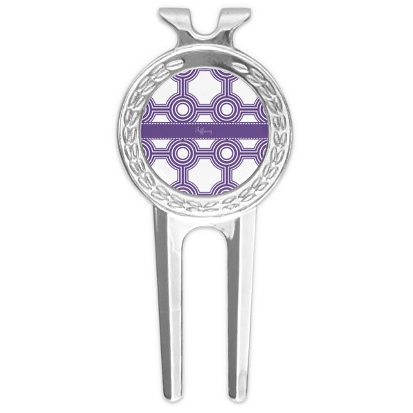Custom Connected Circles Golf Divot Tool & Ball Marker (Personalized)