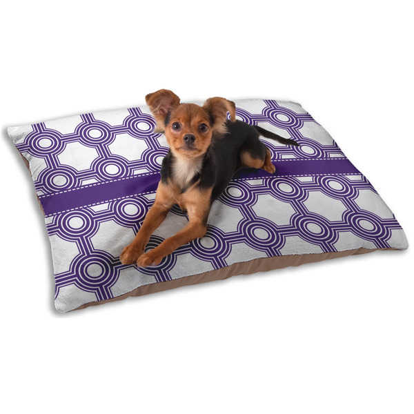 Connected Circles Dog Bed - Small LIFESTYLE