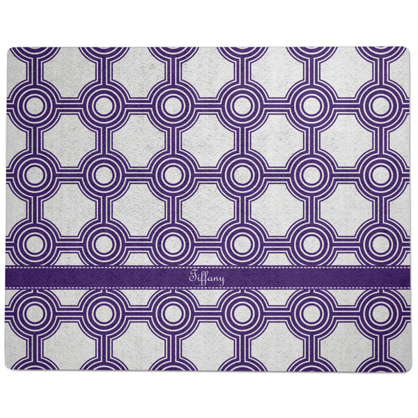 Connected Circles Dog Food Mat - Large without Bowls