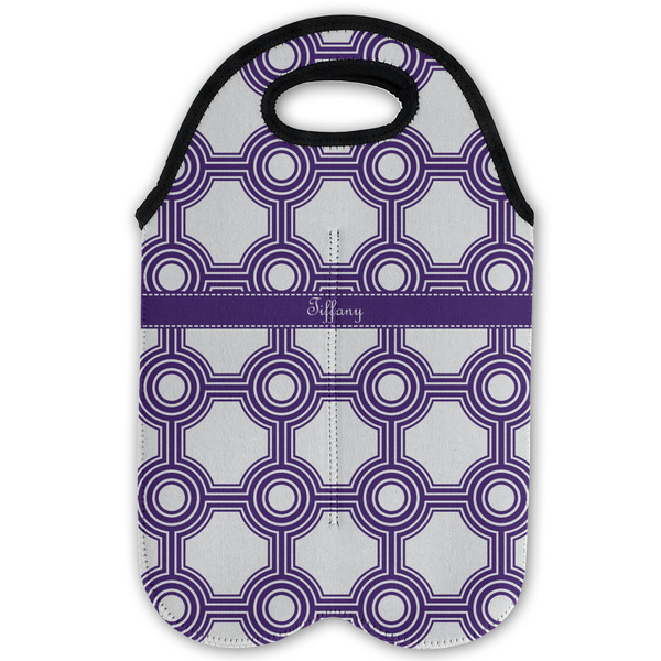 Connected Circles Double Wine Tote - Flat (new)