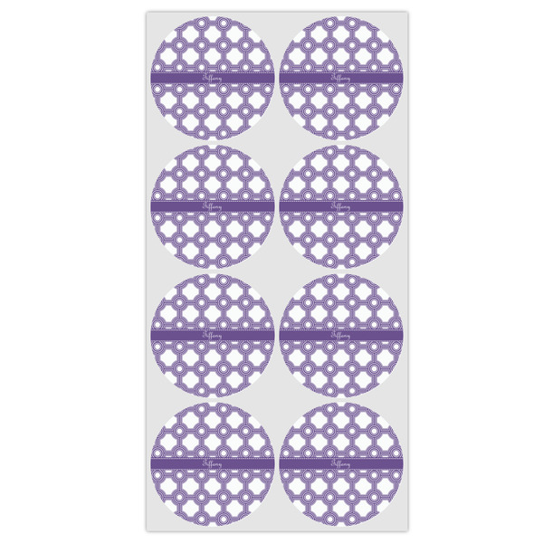 Connected Circles Drink Topper - Medium - Set of 12