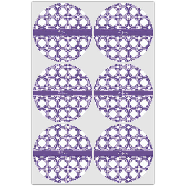 Connected Circles Drink Topper - XLarge - Set of 6