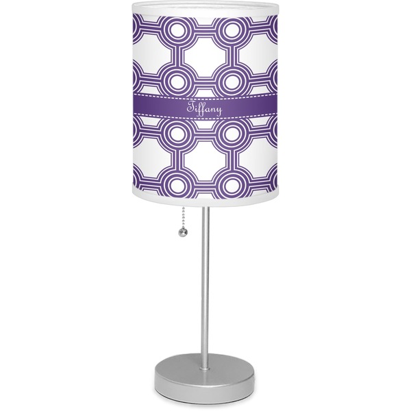 Custom Connected Circles Lamp with Drum Shade (Personalized)