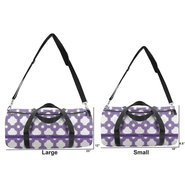 Connected Circles Duffle Bag Small and Large