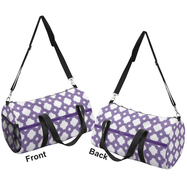 Connected Circles Duffle bag large front and back sides