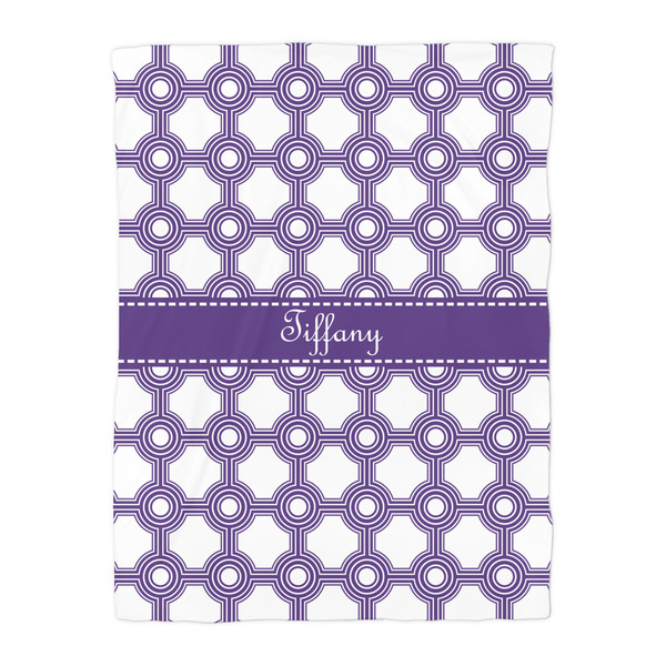 Connected Circles Duvet Cover - Twin - Front