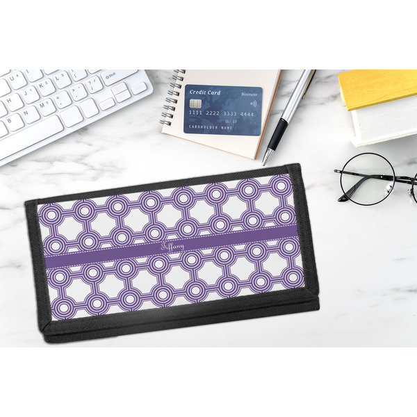 Connected Circles DyeTrans Checkbook Cover - LIFESTYLE