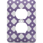 Connected Circles Electric Outlet Plate