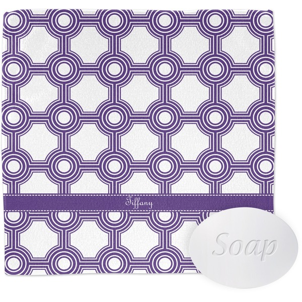 Connected Circles Wash Cloth with soap