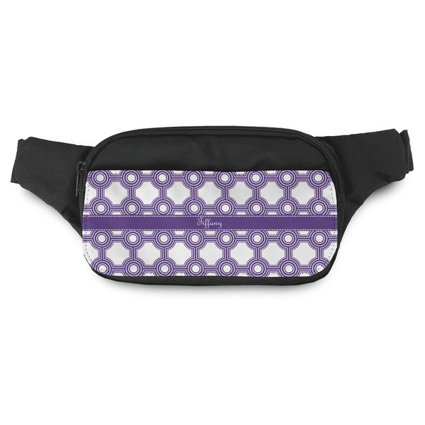 Custom Connected Circles Fanny Pack - Modern Style (Personalized)