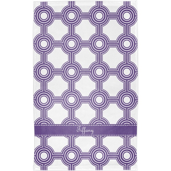 Connected Circles Finger Tip Towel - Full View