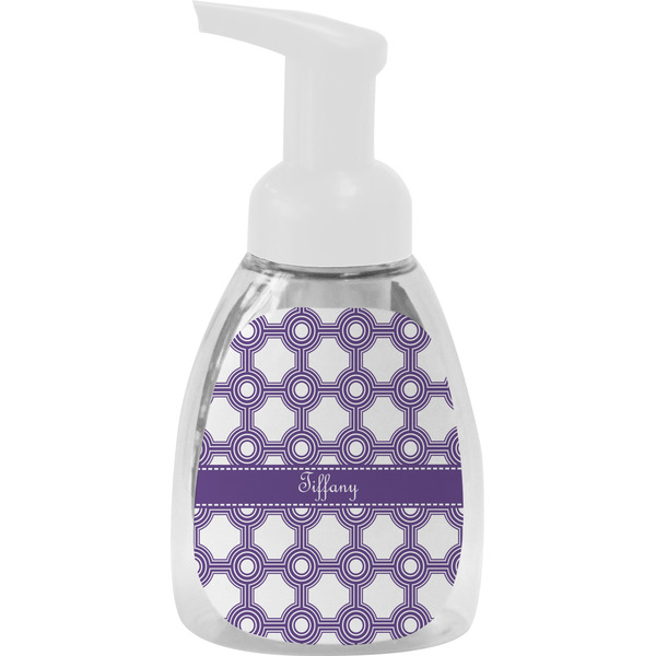 Custom Connected Circles Foam Soap Bottle - White (Personalized)