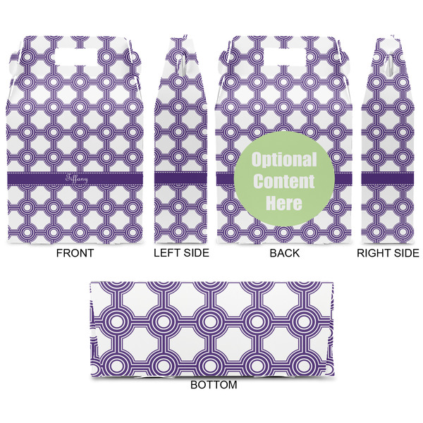 Connected Circles Gable Favor Box - Approval