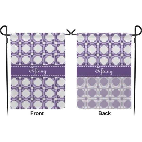 Connected Circles Garden Flag - Double Sided Front and Back