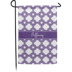 Connected Circles Small Garden Flag - Double Sided w/ Name or Text