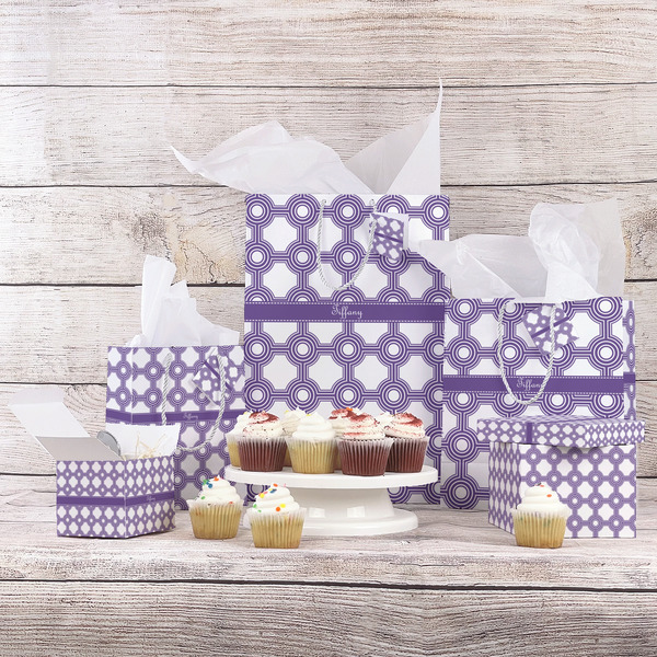 Connected Circles Gift Bags - In Context