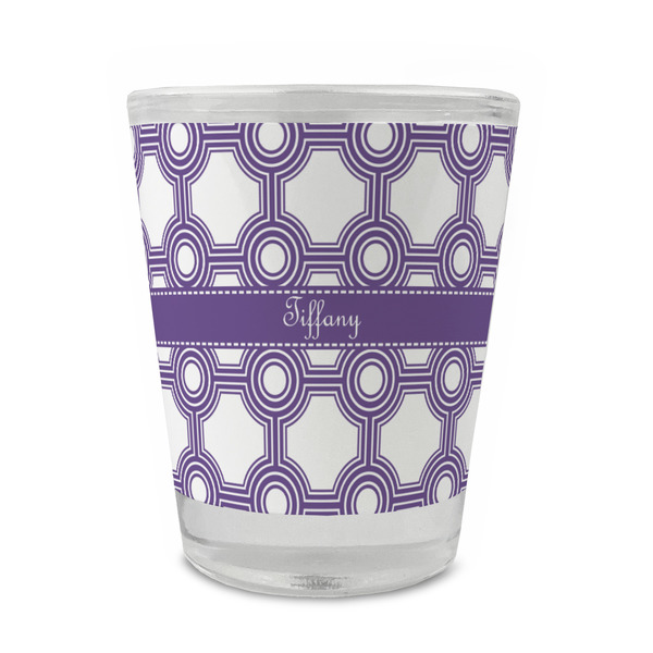 Connected Circles Glass Shot Glass - Standard - FRONT