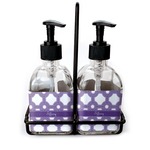 Connected Circles Glass Soap & Lotion Bottle Set (Personalized)