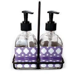 Connected Circles Glass Soap & Lotion Bottles (Personalized)