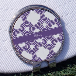 Connected Circles Golf Ball Marker - Hat Clip