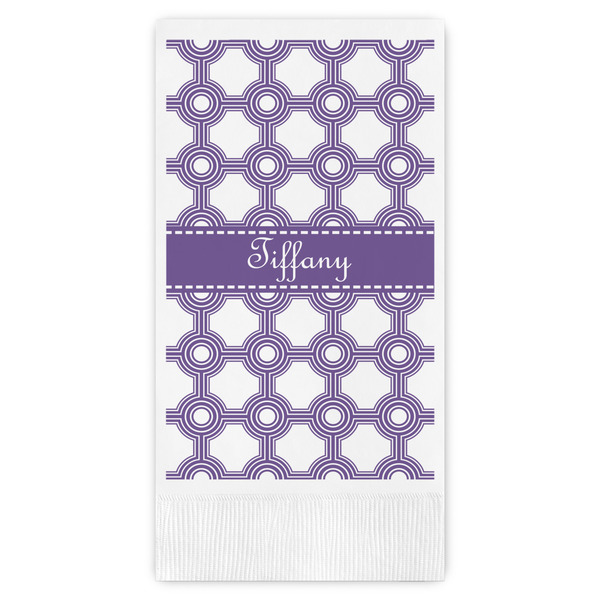 Custom Connected Circles Guest Towels - Full Color (Personalized)