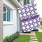 Connected Circles House Flags - Double Sided - LIFESTYLE