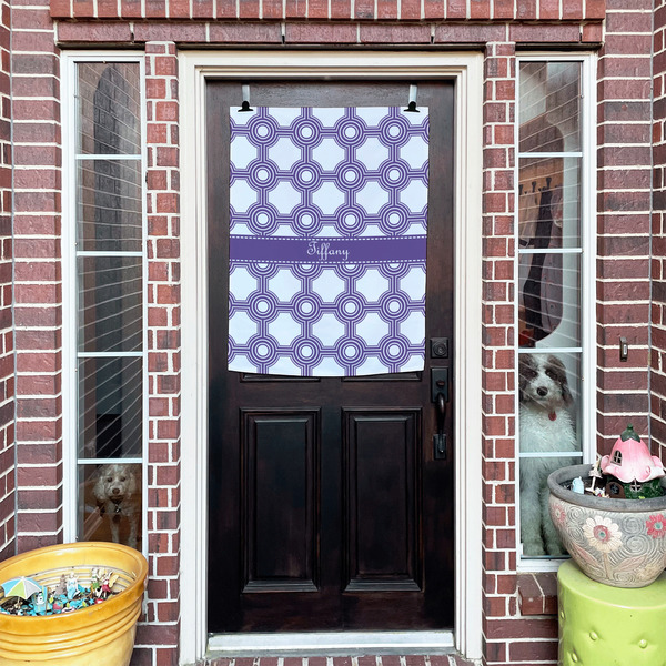 Connected Circles House Flags - Double Sided - (Over the door) LIFESTYLE