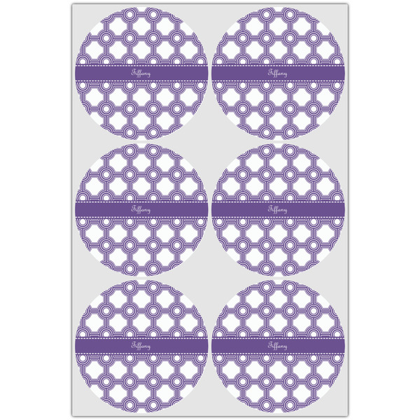 Connected Circles Icing Circle - Large - Set of 6