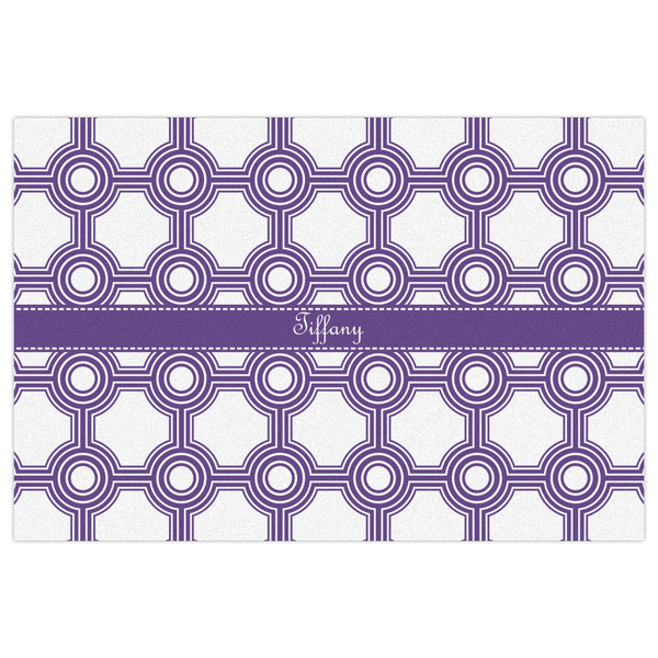 Connected Circles Indoor / Outdoor Rug - 2'x3' - Front Flat