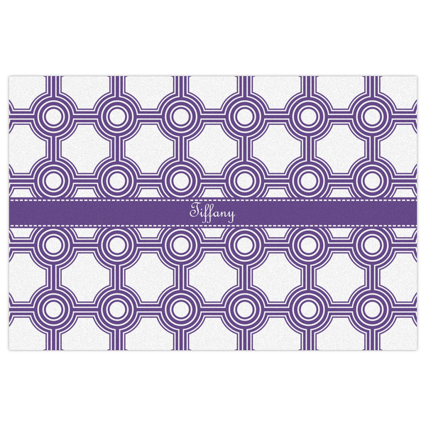 Connected Circles Indoor / Outdoor Rug - 4'x6' - Front Flat