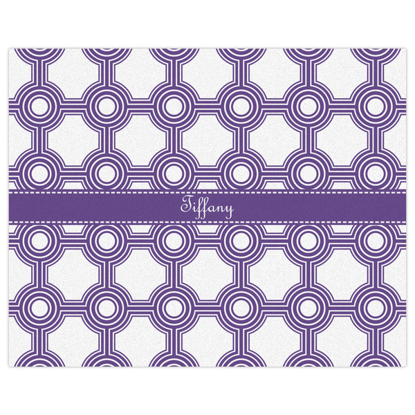 Connected Circles Indoor / Outdoor Rug - 8'x10' - Front Flat